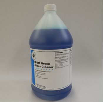 clear jug, blue liquid, bright blue stripe label